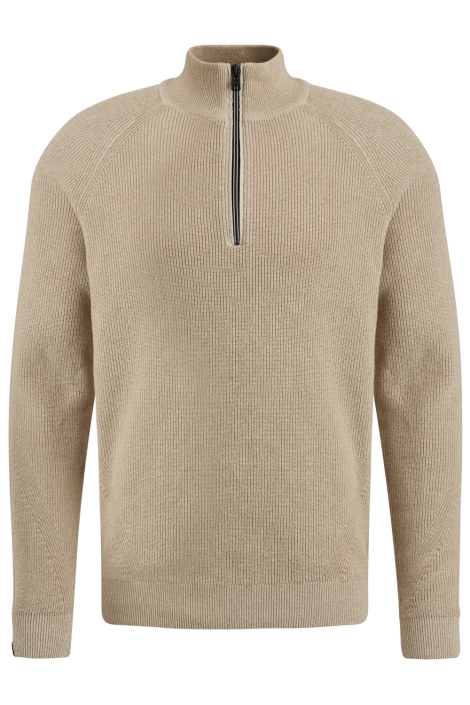 Vanguard half zip collar cotton mouline